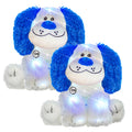 Rainbow Lites LED Glow Puppy Plush Night-Light, 2-Pack, 16-Inch