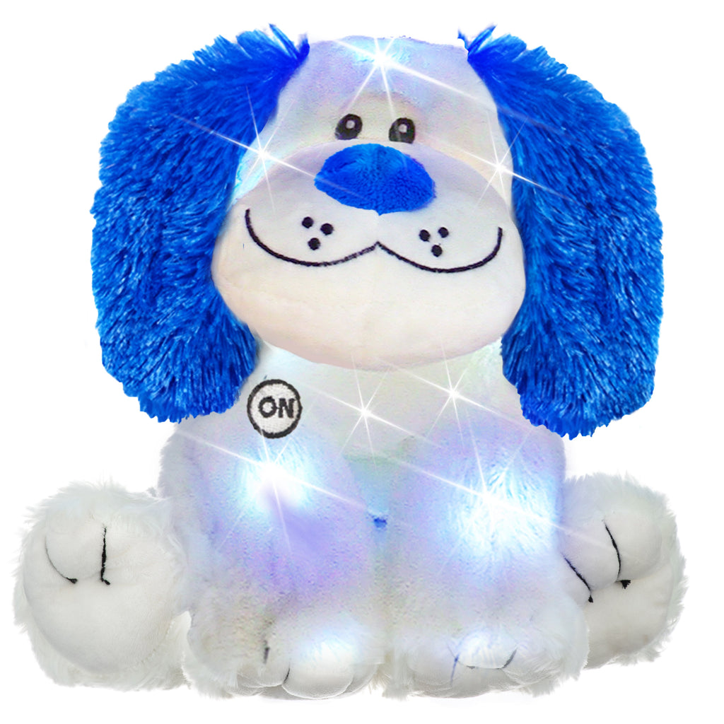 Rainbow Lites LED Glow Puppy Plush Night-Light, 16-Inch