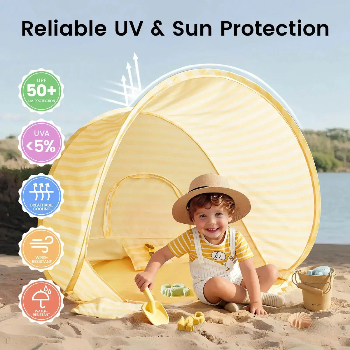 Tiny Land One-Stop Beach Toy & Tent Set — product image 2 of 46