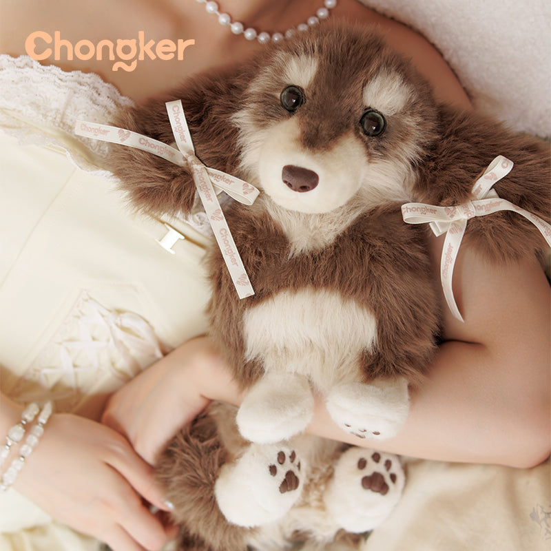 Dachshund Shoulder Bag – Plush Dog Purse for Girls by Chongker, image 4 of 9
