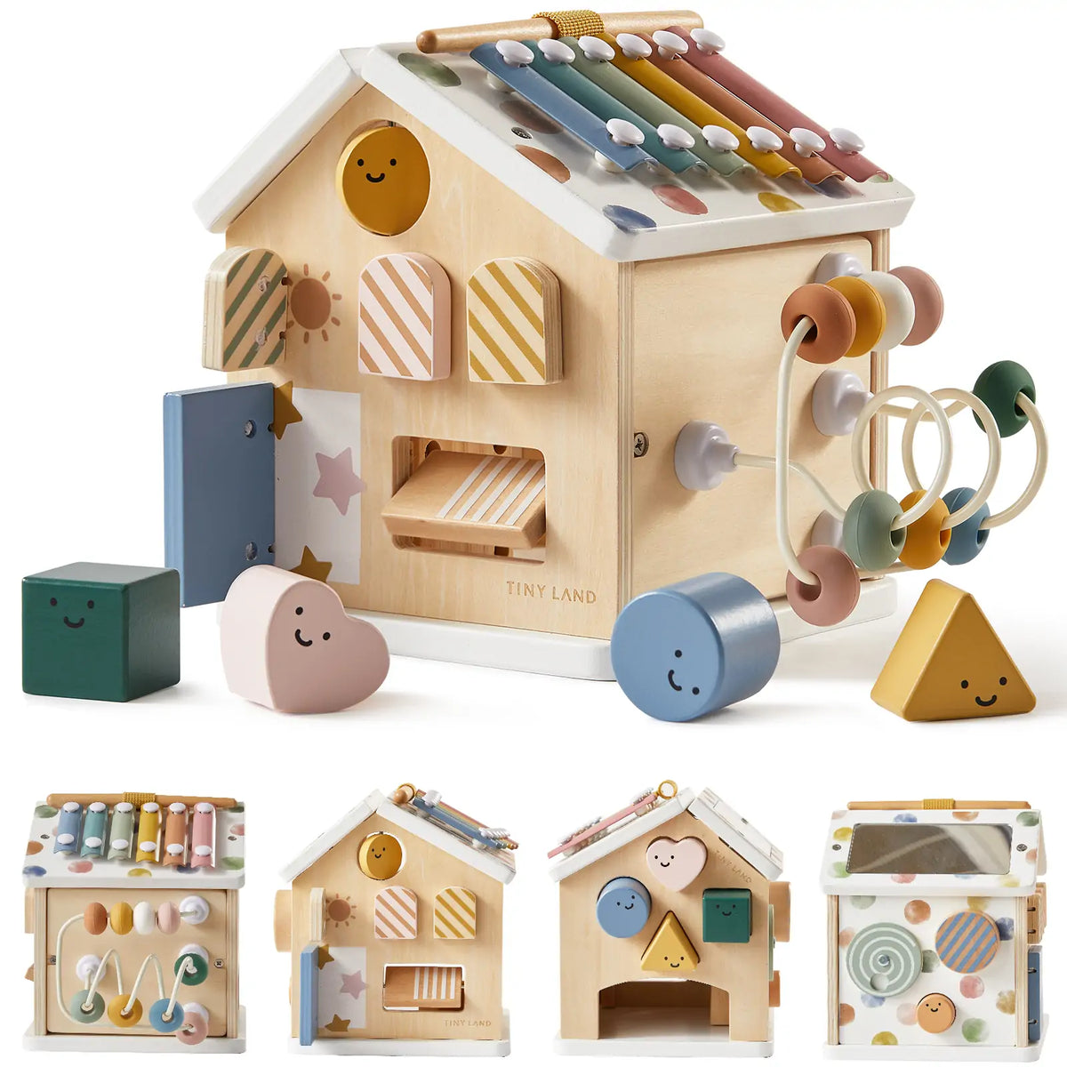 Tiny Land Cottage Activity Cube - Morandi — product image 8 of 13