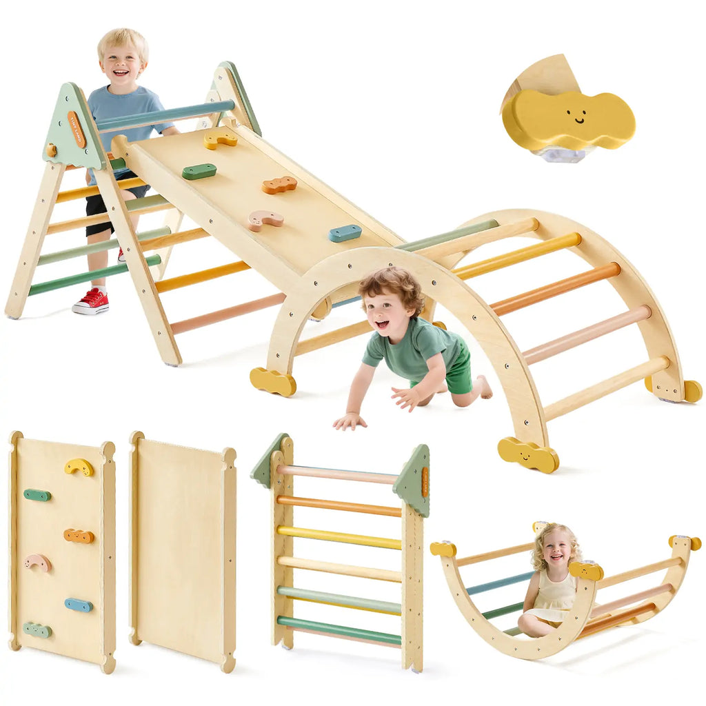 Tiny Land 7-in-1 Morandi Pikler Triangle Set — product image 7 of 7