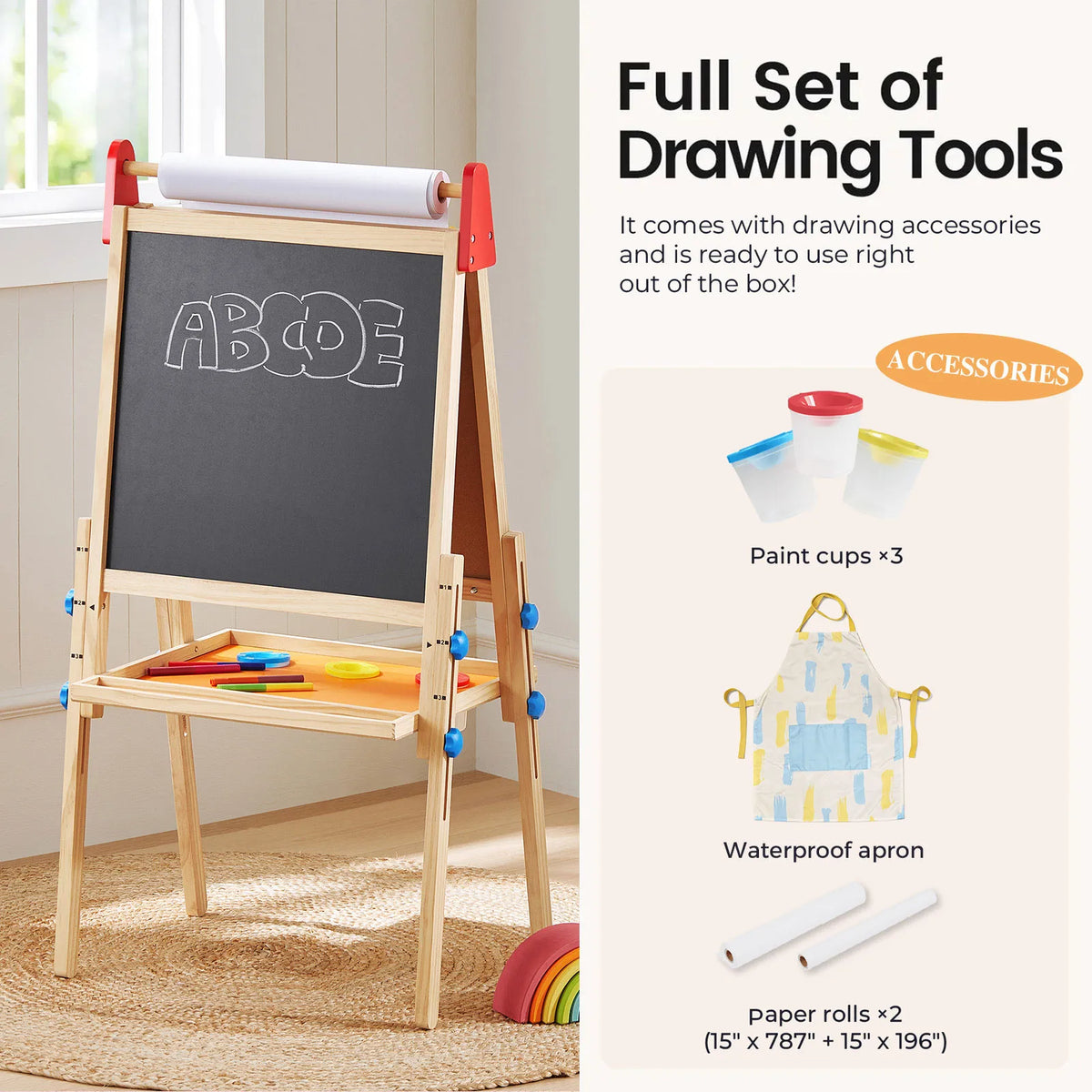 Tiny Land 3-in-1 Art Easel for Kids — product image 2 of 21