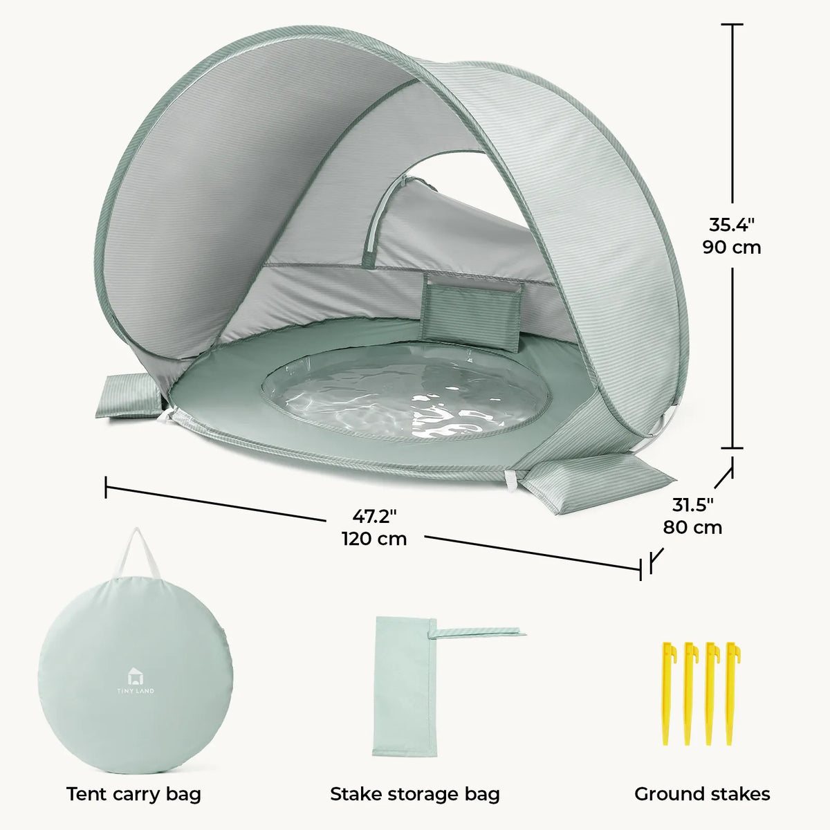 Tiny Land 3-in-1 Baby Beach Tent — product image 6 of 27