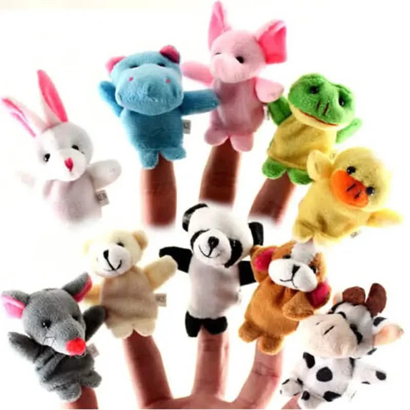 Detailed look at the cute plush finger puppets