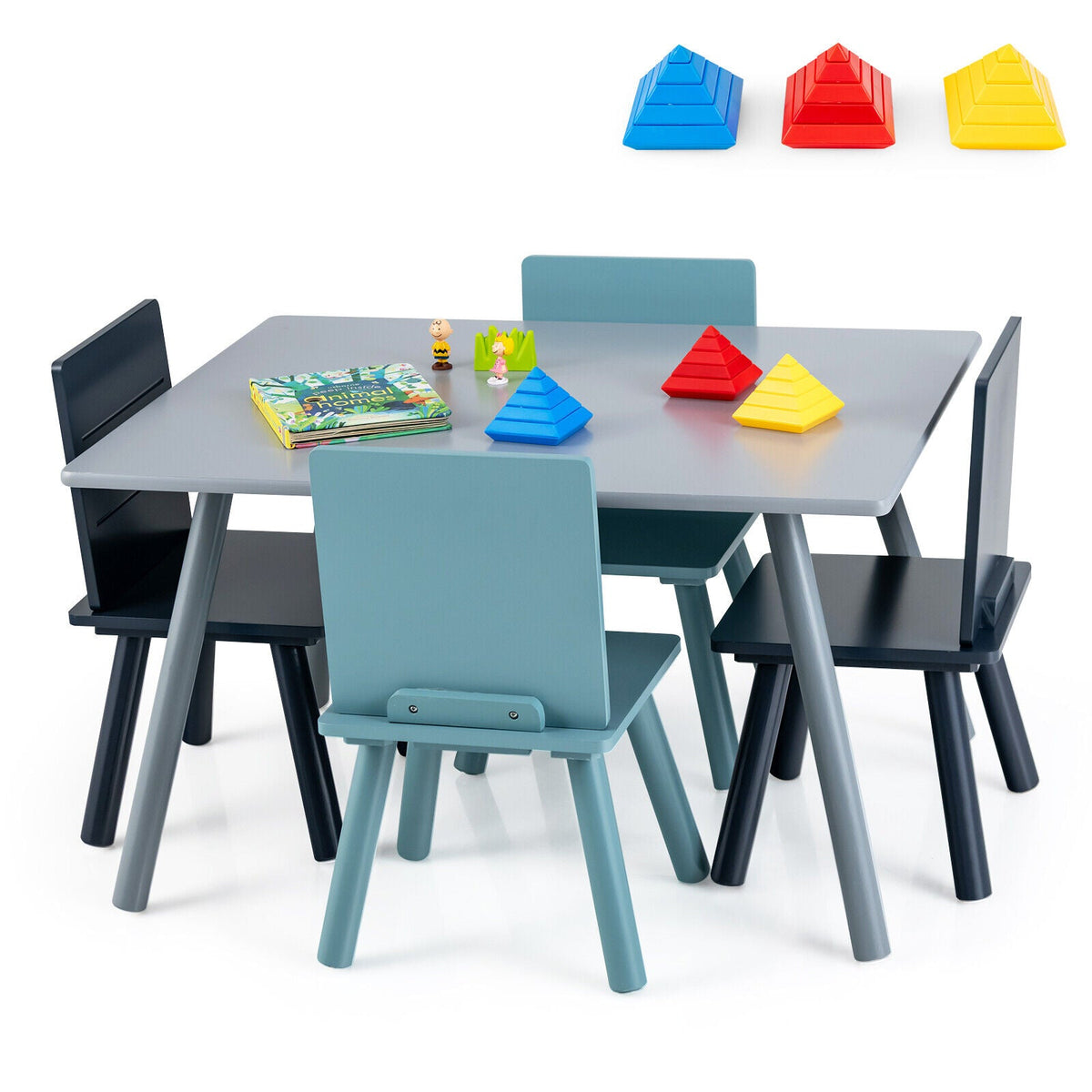 Wonderwood Activity Furniture & Blocks: 5 Pieces