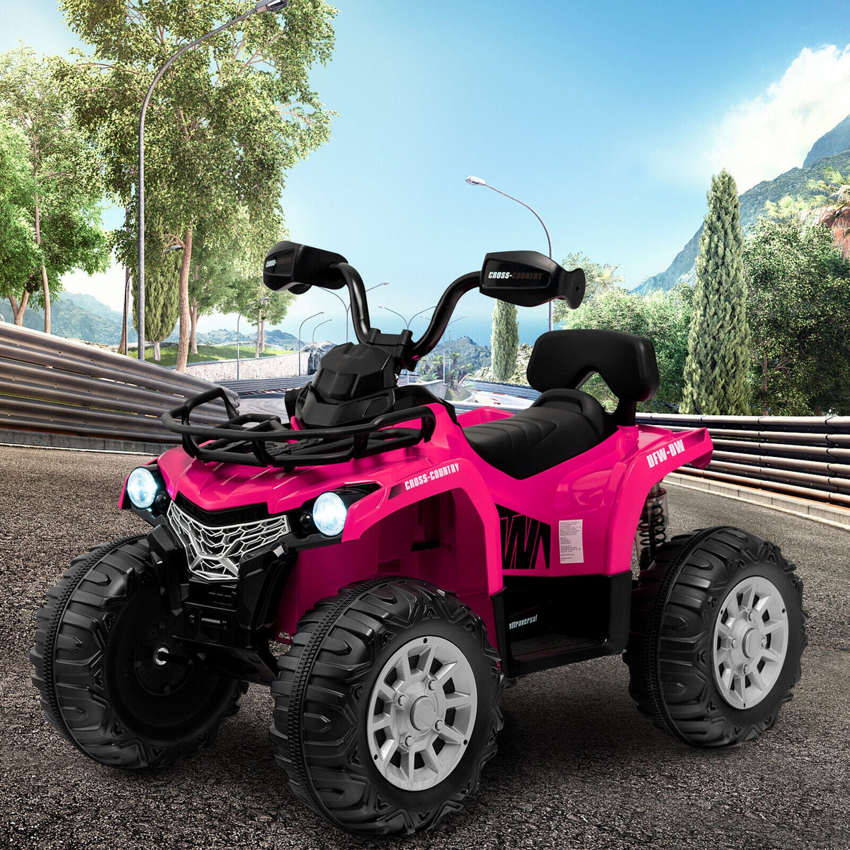 12V Kids' Adventure ATV — Pink