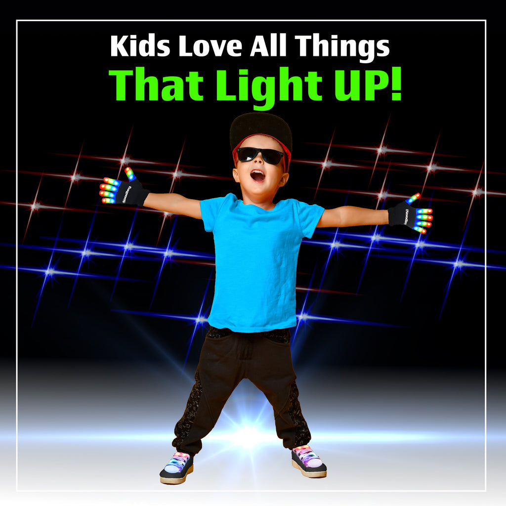 4-Pair Set of 7-Color LED Strobe Shoe Laces, 45 Inches