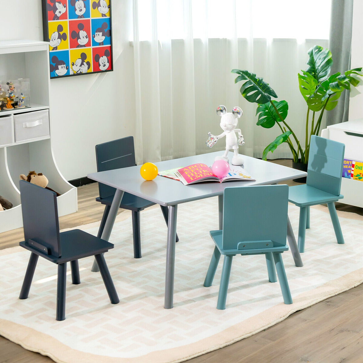 Wonderwood Activity Furniture & Blocks: 5 Pieces