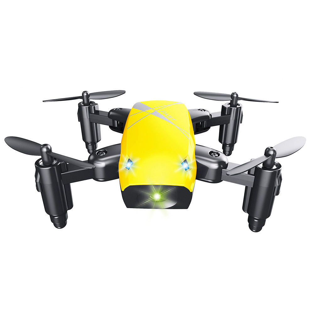 foldable mini drone with wifi camera arranged for display