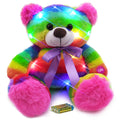 Rainbow Lites LED Glow Teddy Bear Plush Night-Light, 16-Inch