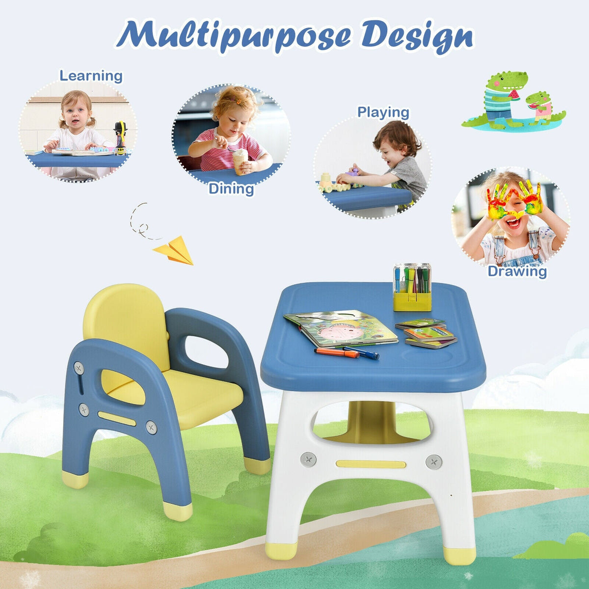 Dino Discovery Activity Table & Chair