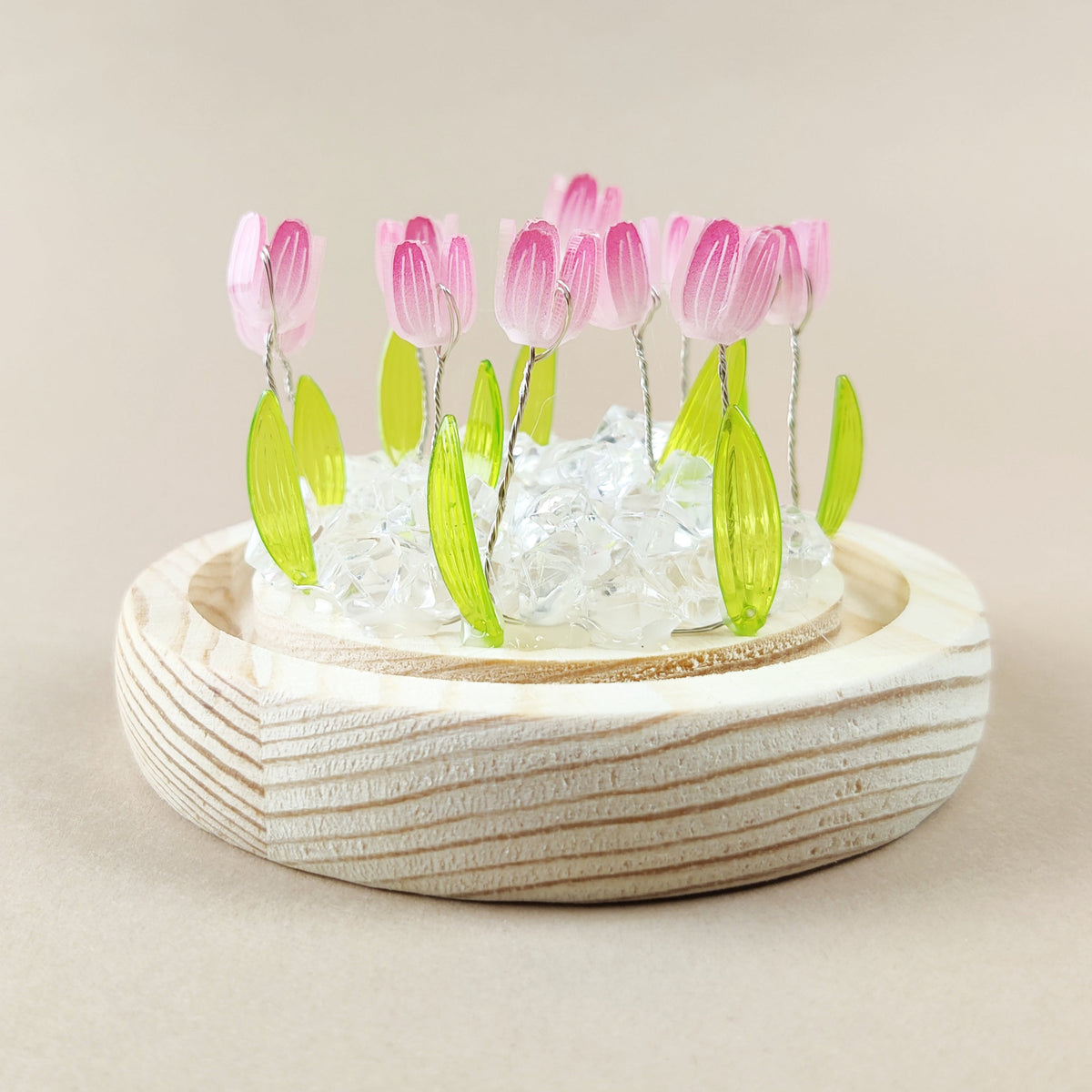 Yellow Tulip LED Night Light Craft Kit by Kitsville, image 3 of 4