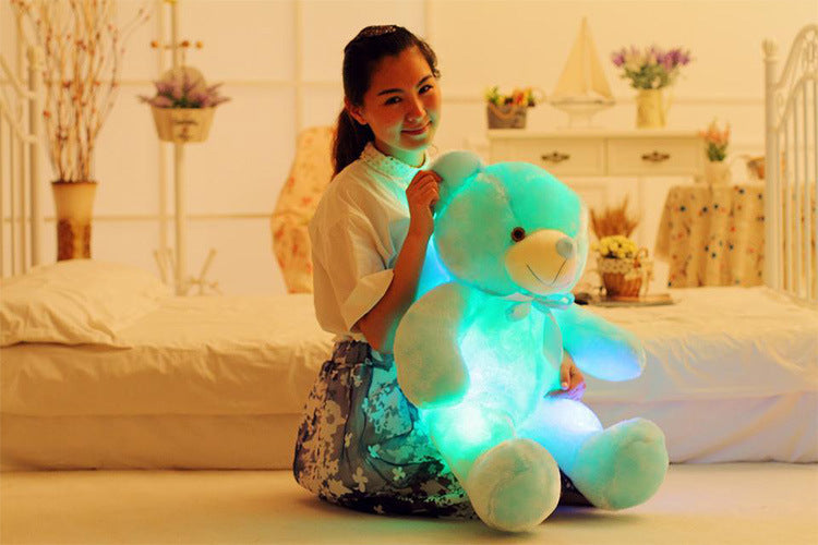 Tap-to-Glow LED Teddy Bear