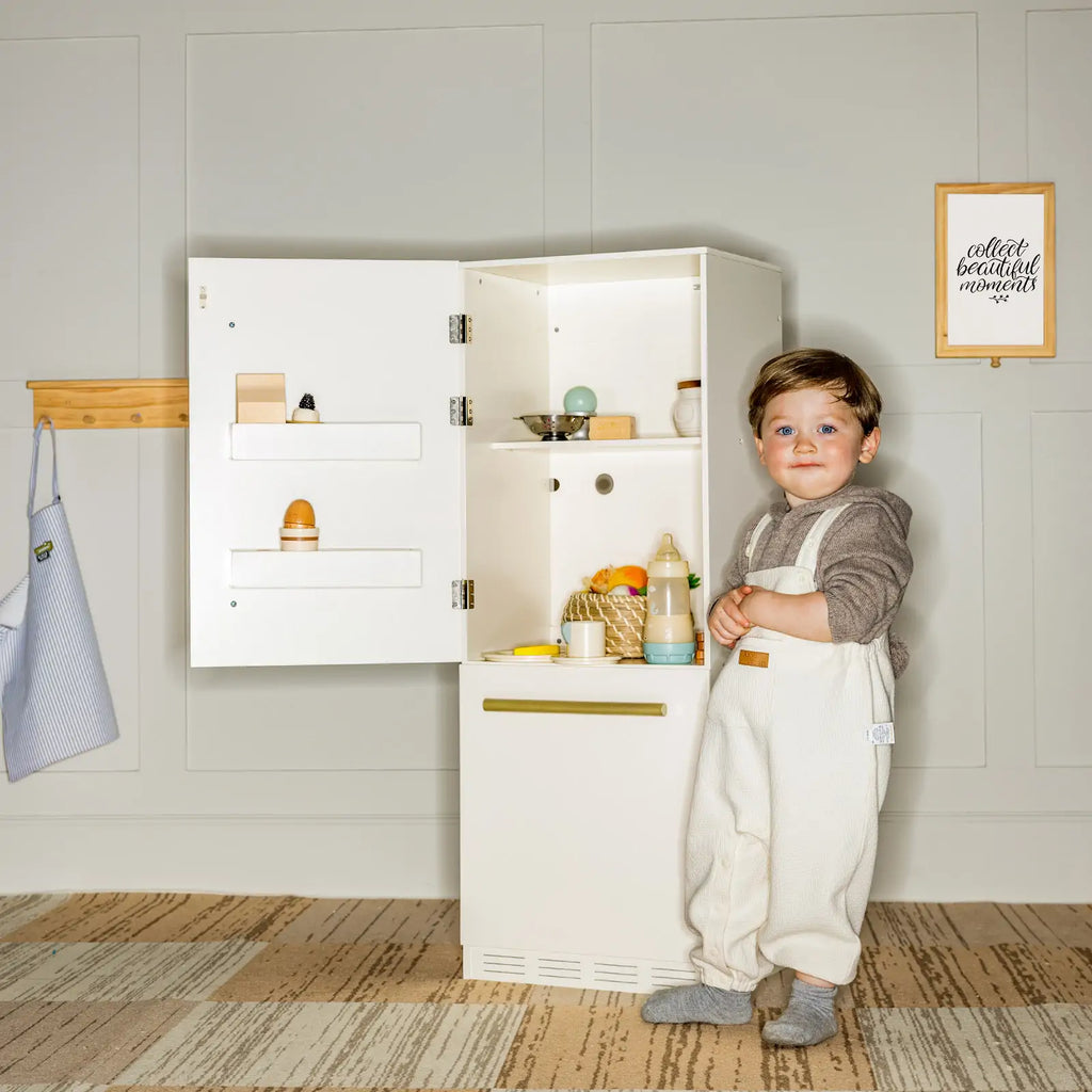 Tiny Land Wooden Play Kitchen Fridge — product image 8 of 10