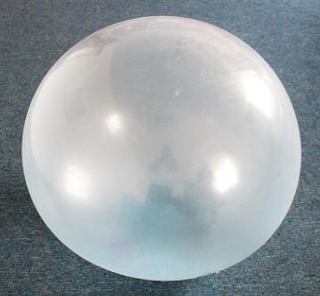 The giant air filled bubble play ball in playful arrangement