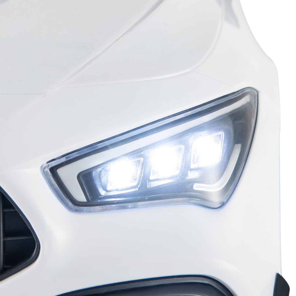 12V Kids Ride on Car Mercedes-Benz AMG CLA 45 with Remote-White