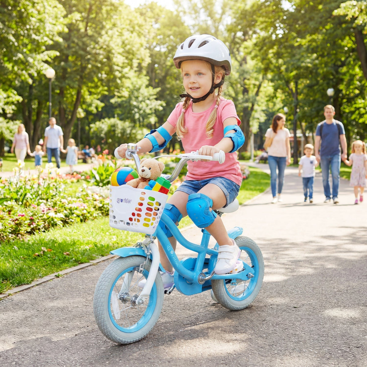 Little Explorer Kids Bike with Training Wheels