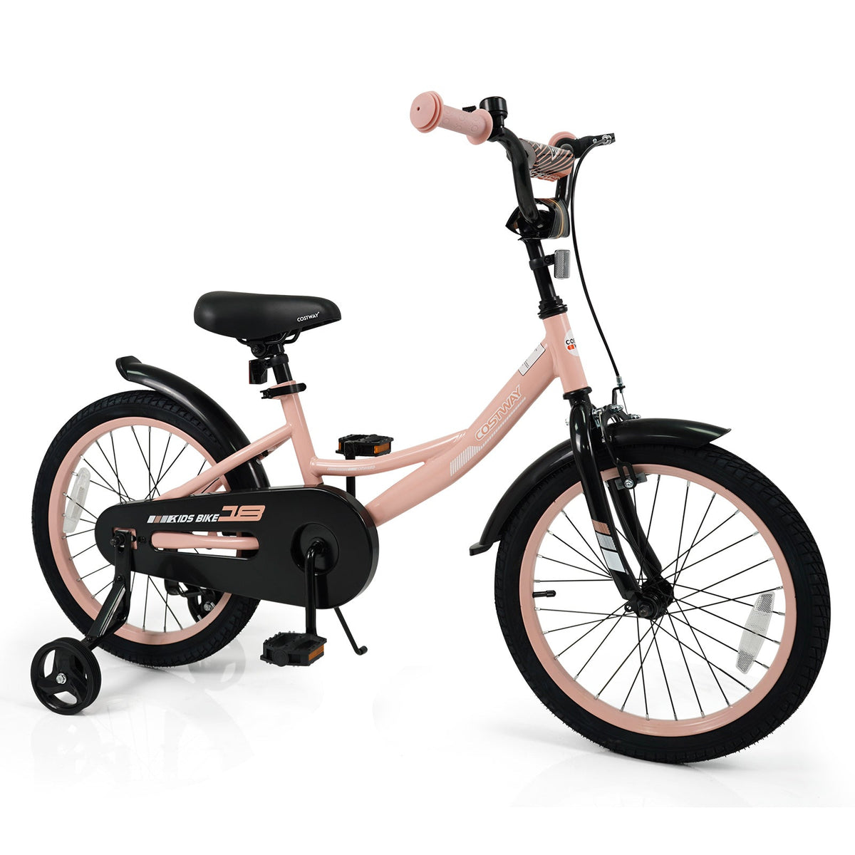 Little Explorer Pink Bike with Training Wheels