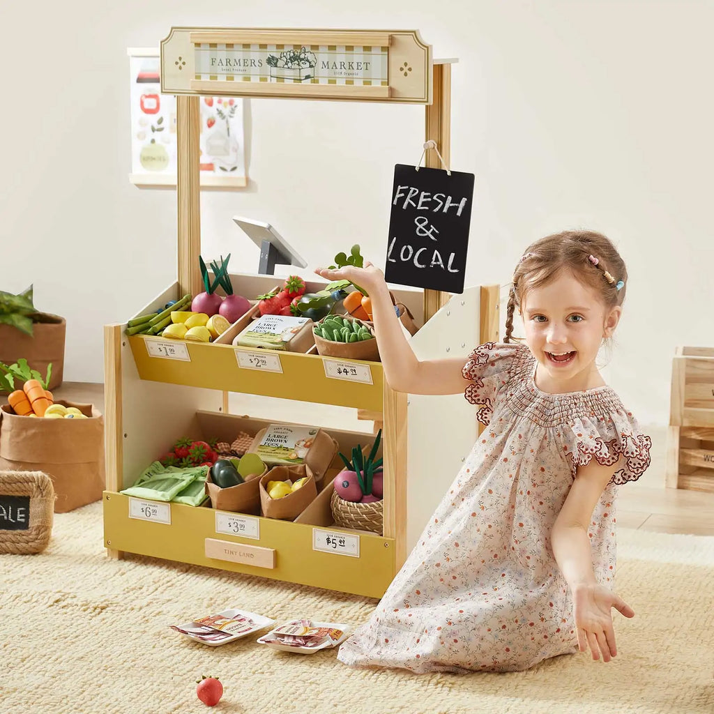 Tiny Land Wooden Grocery Store Playset — product image 5 of 12