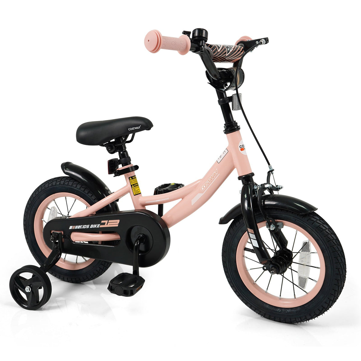 Little Explorer Pink Bike with Training Wheels