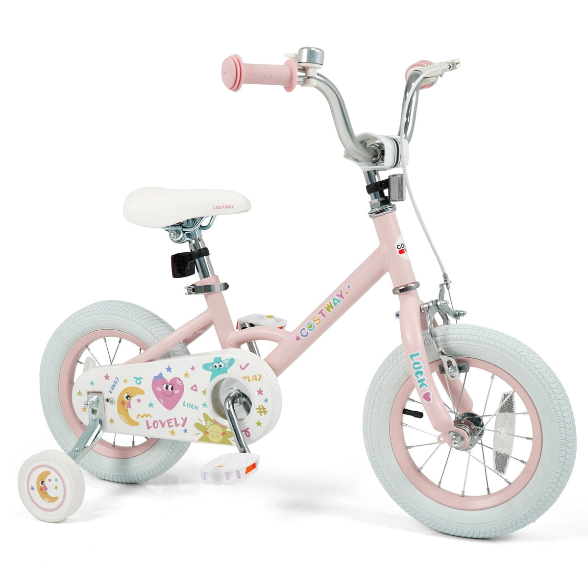 Starlight Pink Bike with Training Wheels