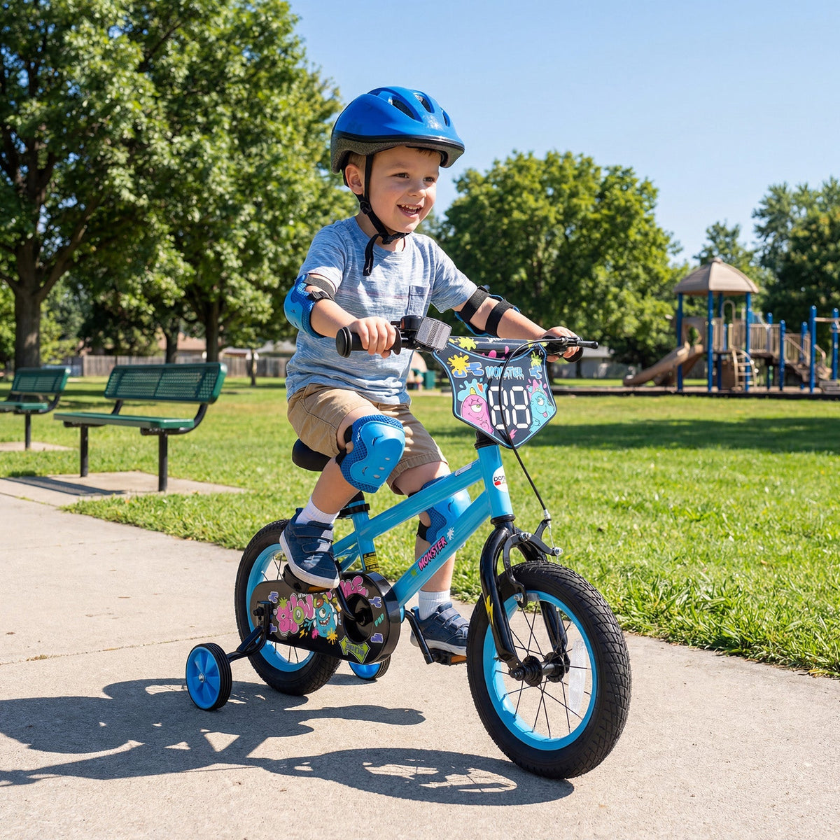 Little Explorer Bike with Training Wheels