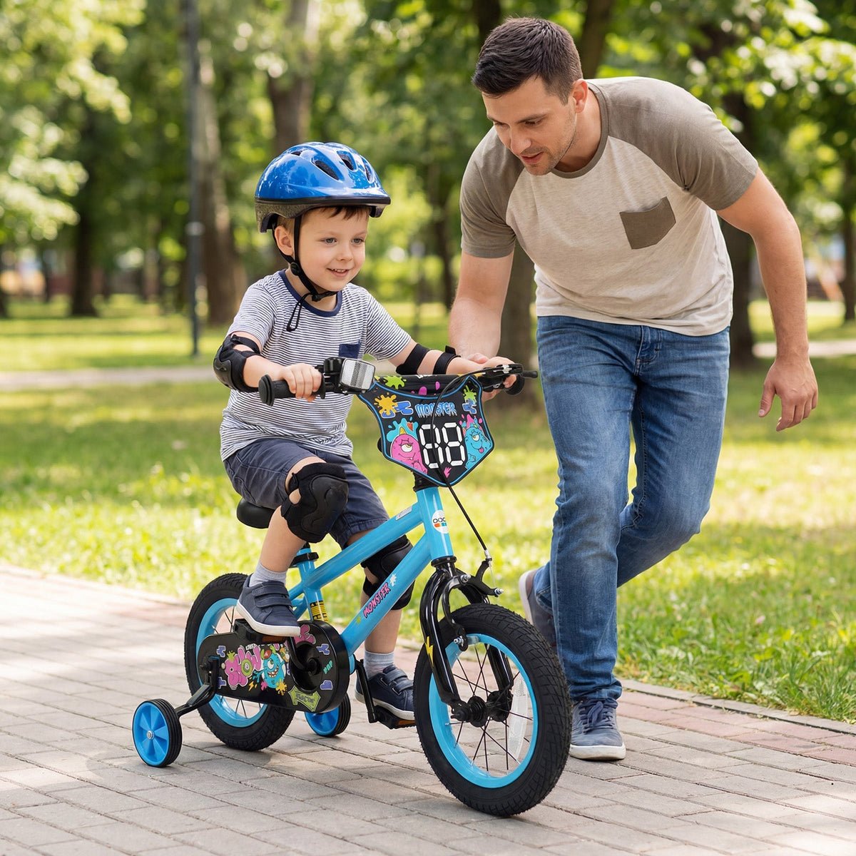 Little Explorer Bike with Training Wheels