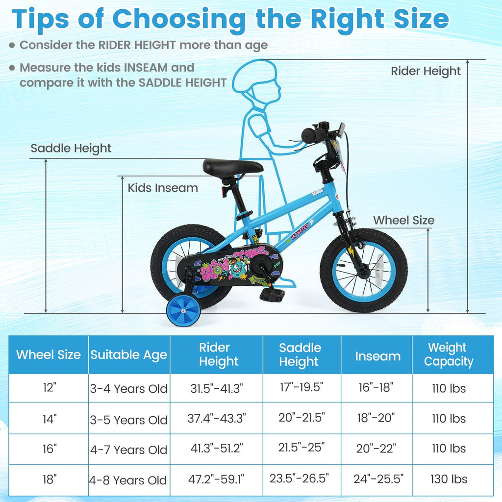 Little Explorer Bike with Training Wheels