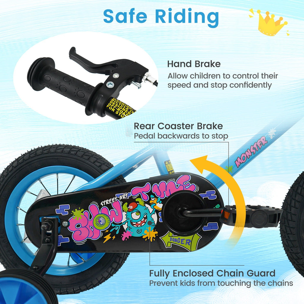 Little Explorer Bike with Training Wheels