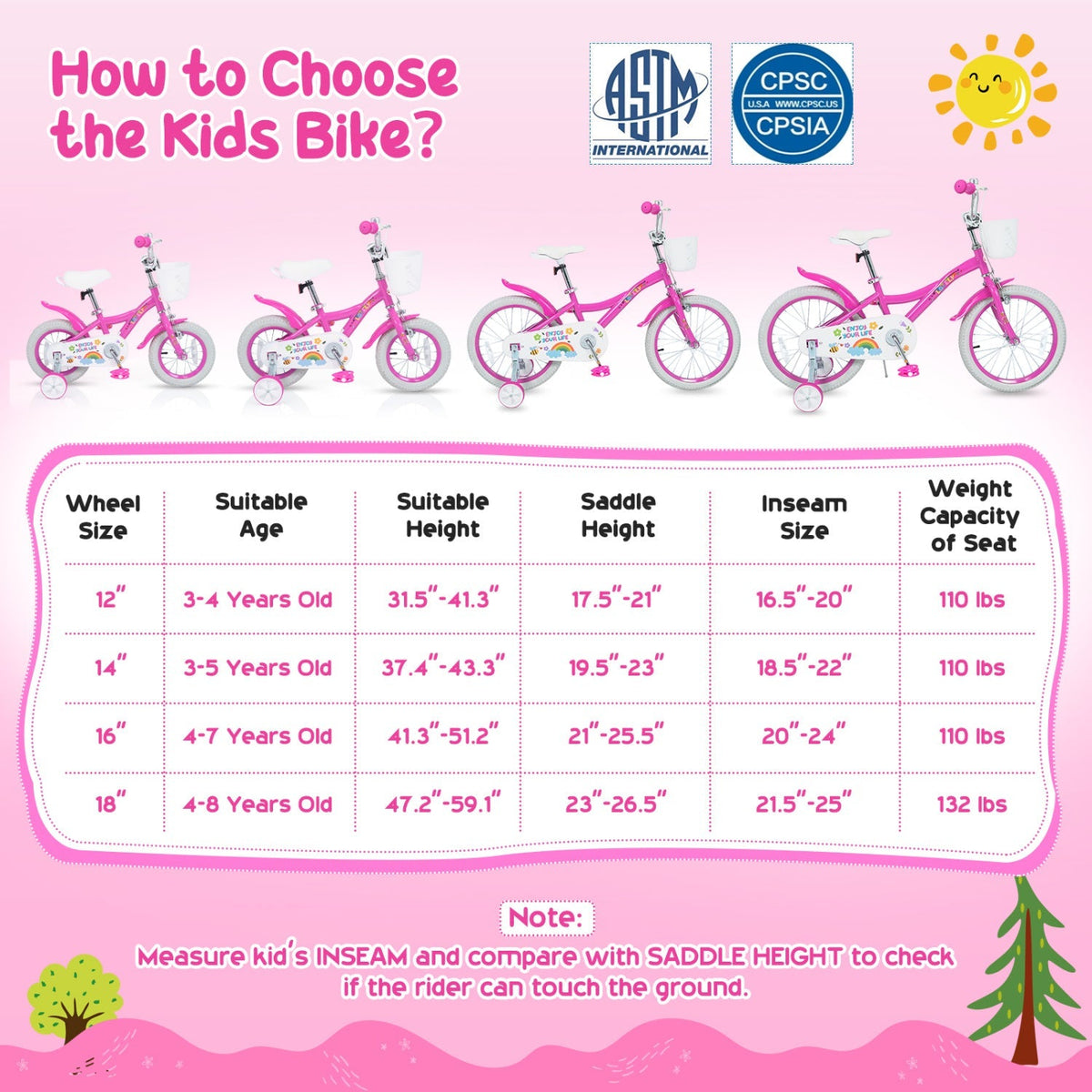 Petal Path Kids Bike with Basket