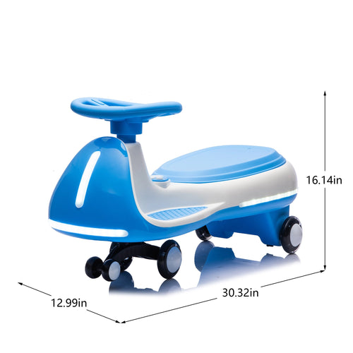12V Electric Wiggle Ride On Car with Dual Motors & LED Lights - Pipkin & Puddle: Dreamland