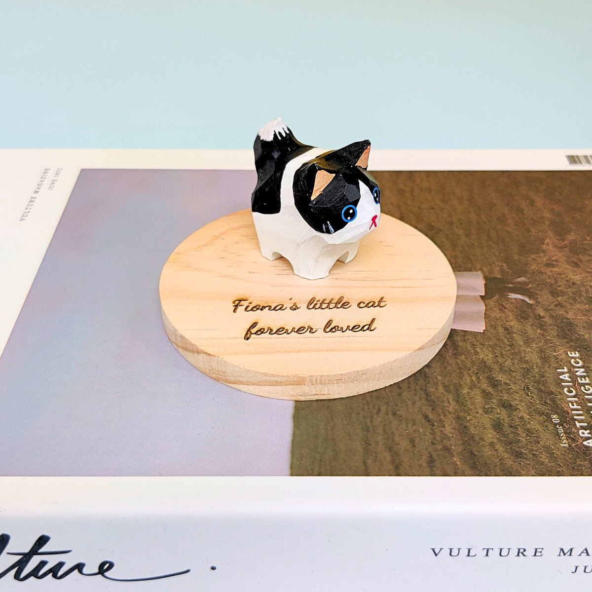 Hand-Carved Cat Painting Kit – Paint Two Cats, Create a Keychain by Kitsville, image 7 of 11