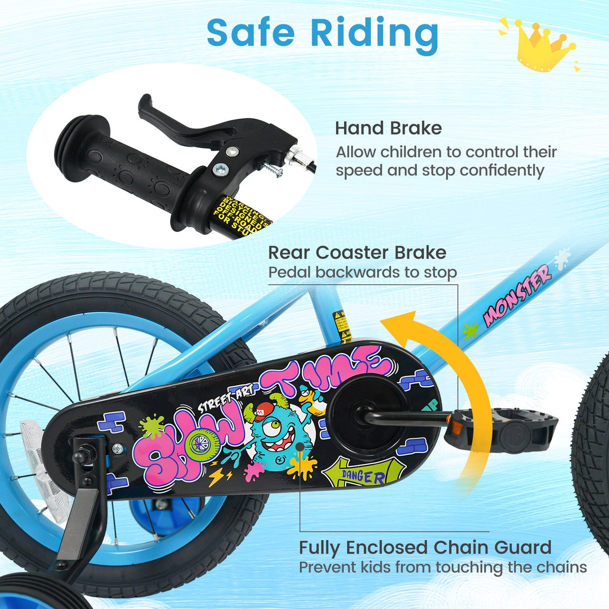 Little Explorer Bike with Training Wheels