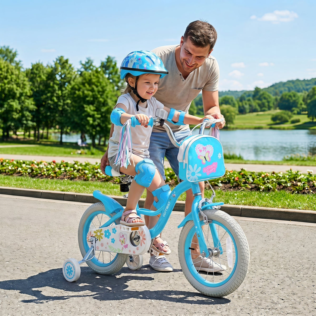 Petal Path Kids Bike with Front Bag
