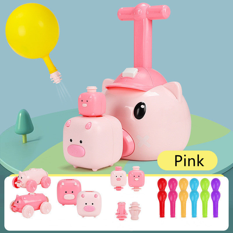 Piggy Balloon Car Playset