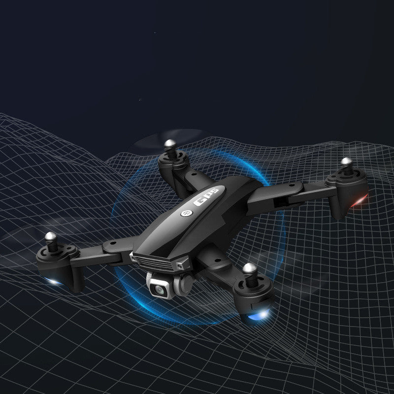 The 4K folding camera drone quadcopter shown in detail