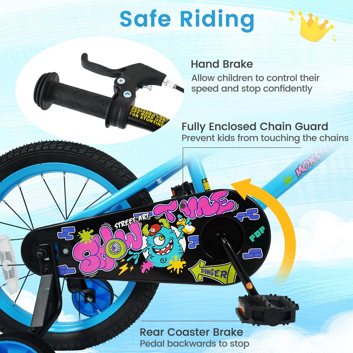 Little Explorer Bike with Training Wheels