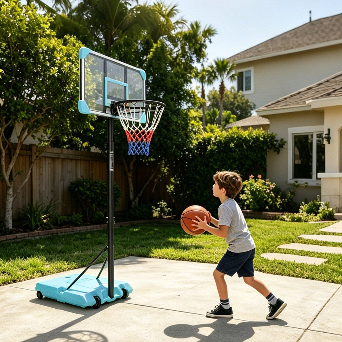 Hoop Heroes Adjustable Basketball Hoop