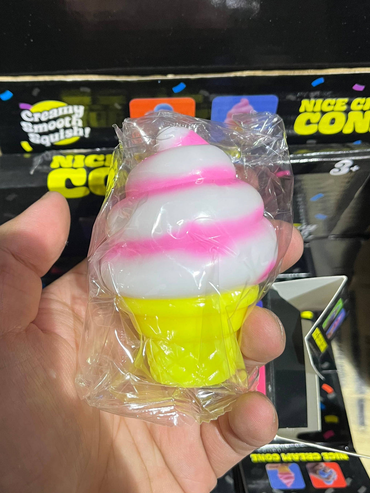 Maltose Ice Cream Squishy Sensory Toy, Assorted Colors, Ages 3+