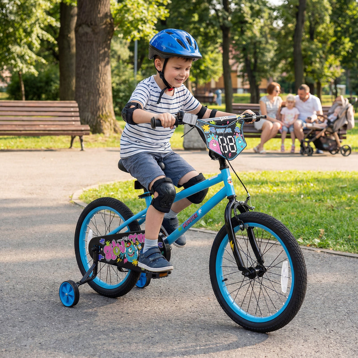 Little Explorer Bike with Training Wheels