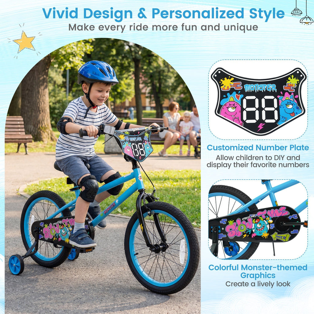 Little Explorer Bike with Training Wheels