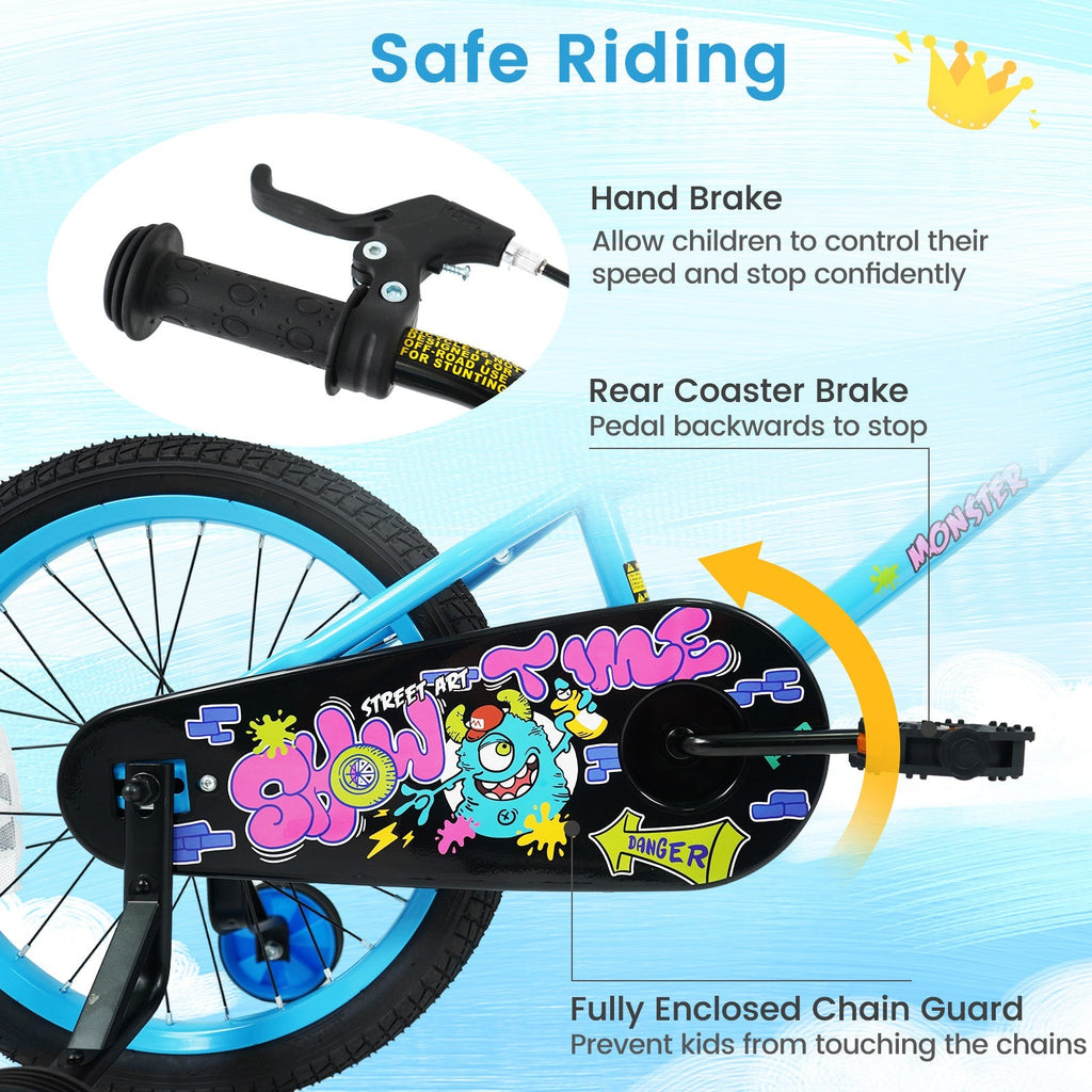 Little Explorer Bike with Training Wheels