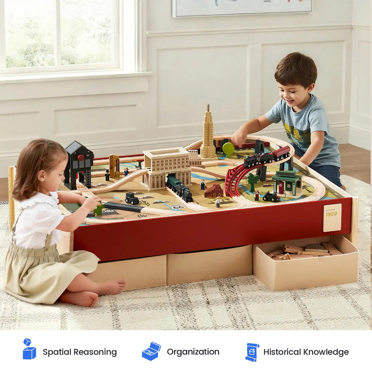 Tiny Land 1920 Railway Adventure Train Table — product image 2 of 18