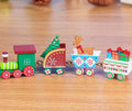 Mini Wooden Train Set, 4 Pieces