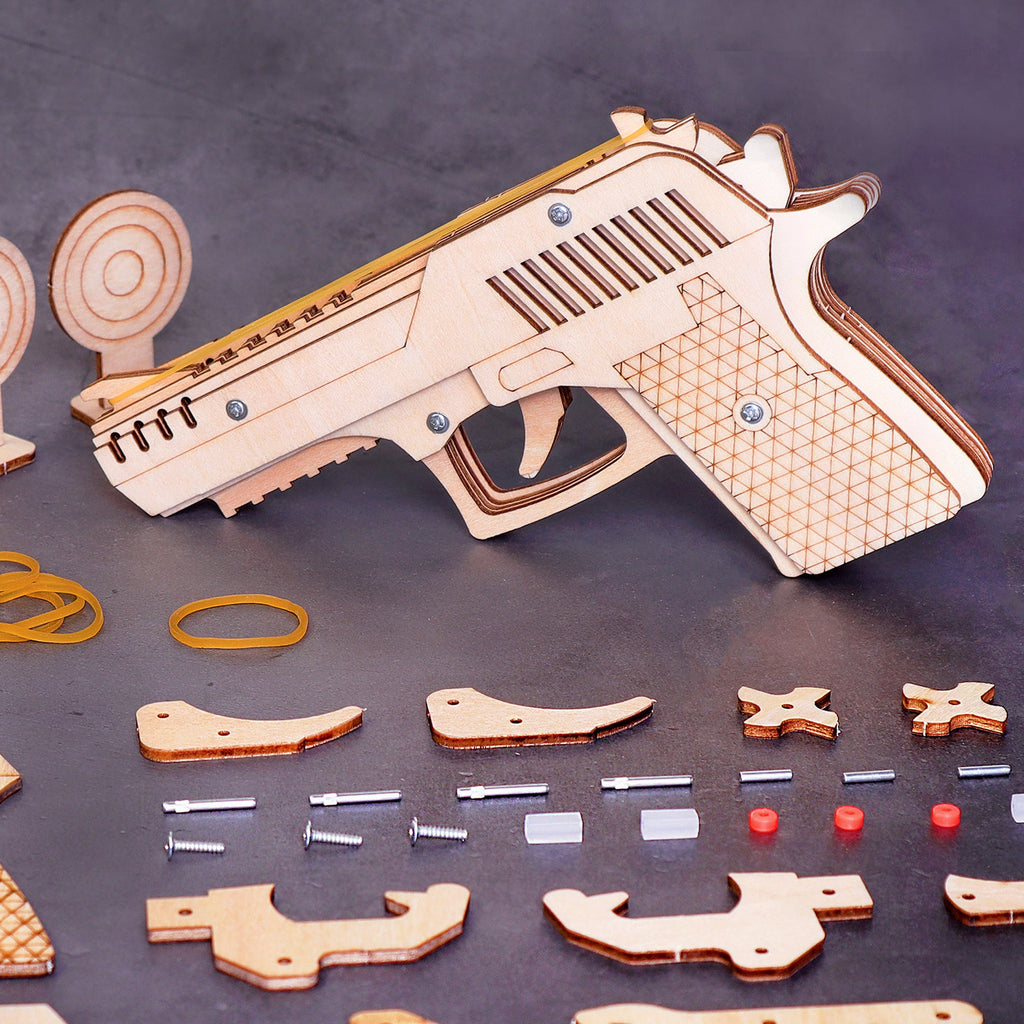 DIY Kit Rubber Band Launcher STEM Kit by Kitsville, image 1 of 8