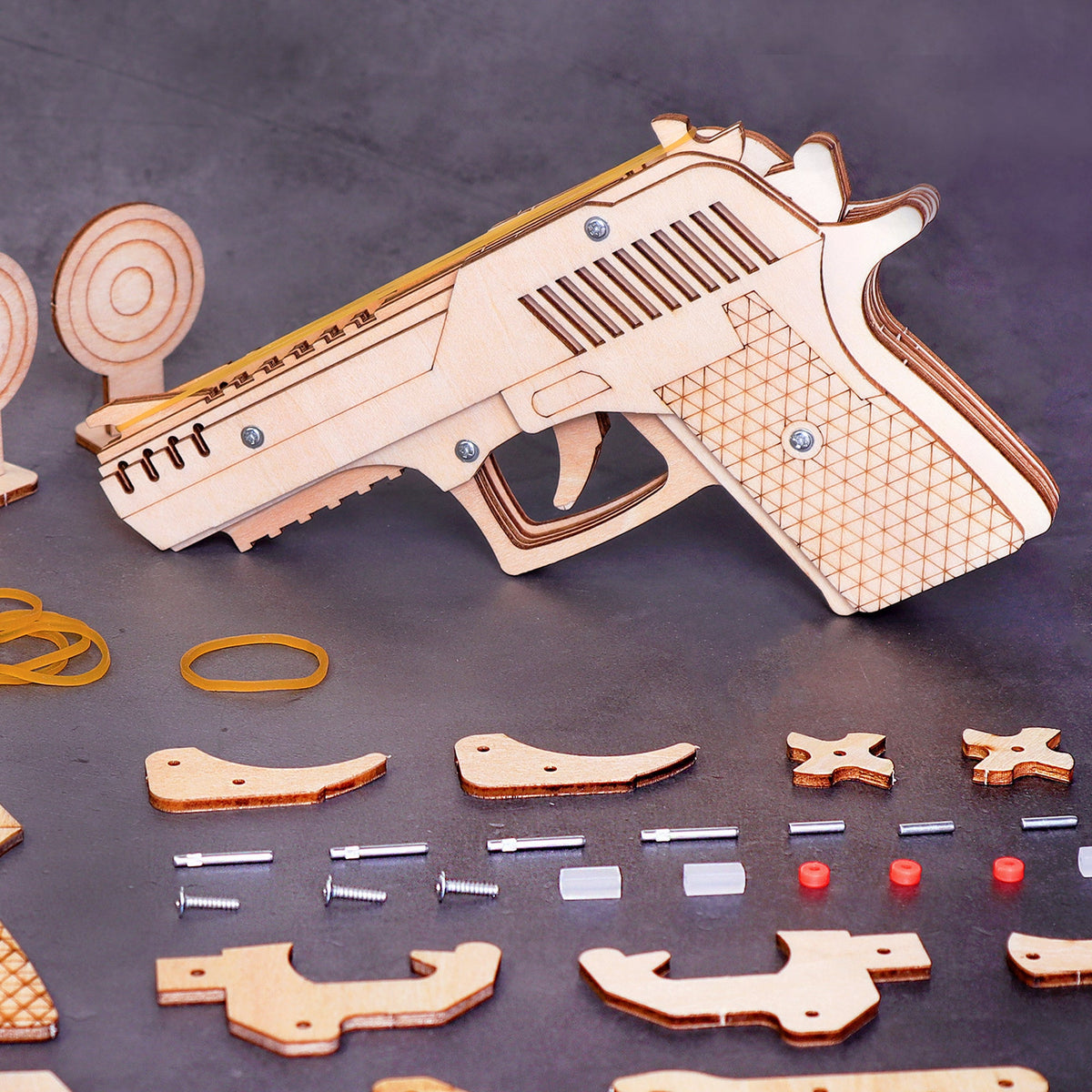 DIY Kit Rubber Band Launcher STEM Kit by Kitsville, image 1 of 8