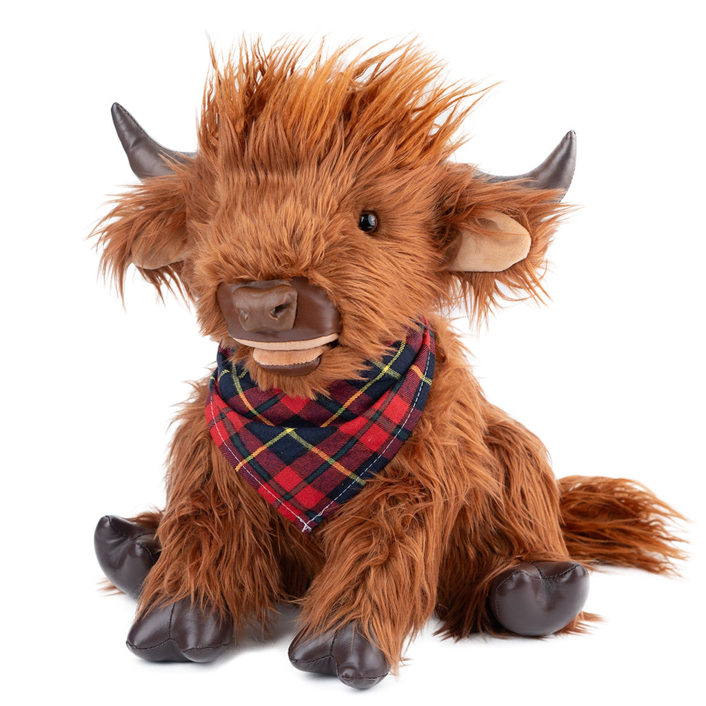 17.7 Inches Highland Cow Plush Handmade Collectable– Weighted Toy for Kids & Adults — product photo 10 of 10