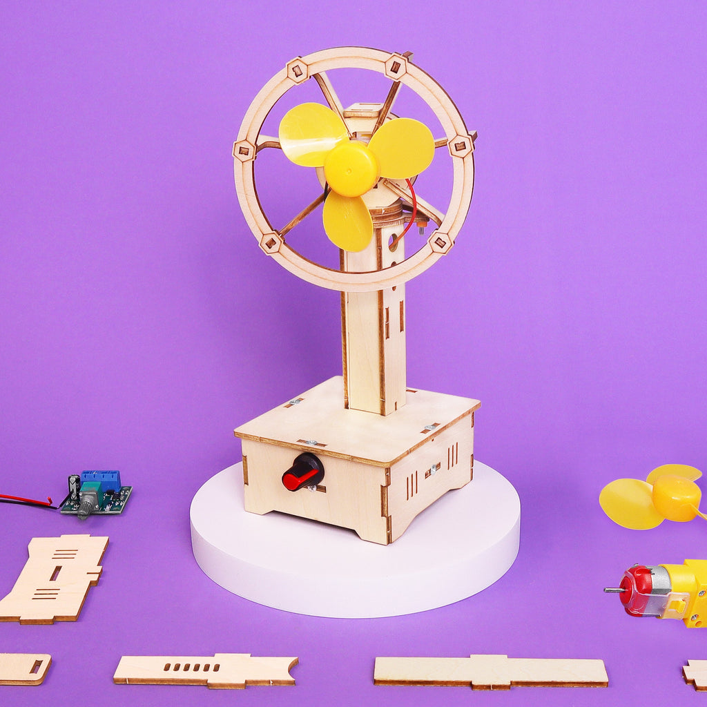 Variable Speed Oscillating Fan DIY STEM Kit by Kitsville, image 1 of 7