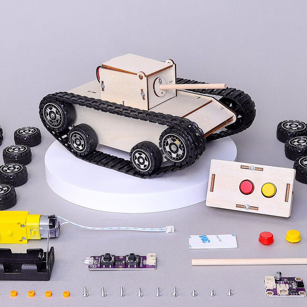 Remote-Controlled Tank DIY STEM Kit by Kitsville, image 1 of 8